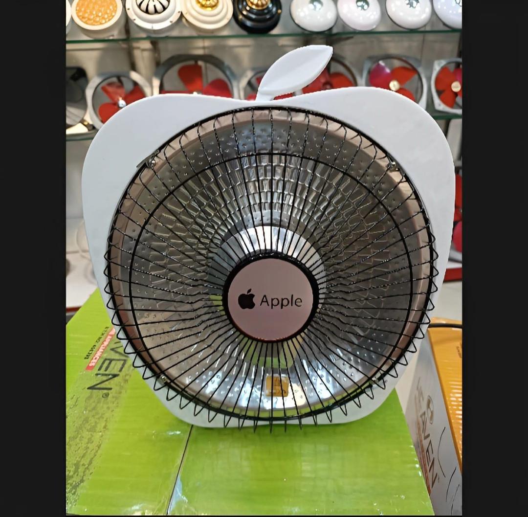 Portable Electric Heater 12" White ABS Safety Cover