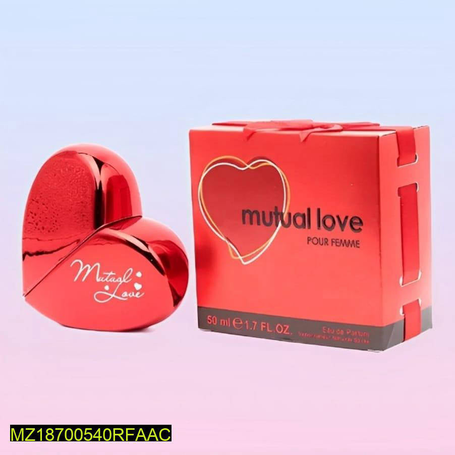 Mutual Love Perfume for Women 50ML Heart Shaped Bottle