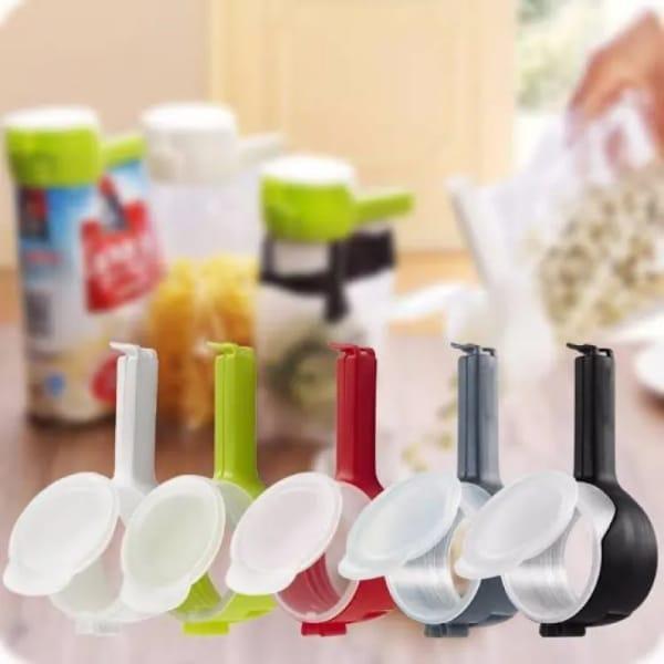 Multicolor Kitchen Snack Clips for Home & Car Storage