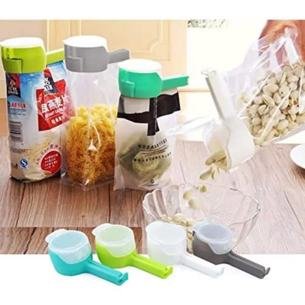 Multicolor Kitchen Snack Clips for Home & Car Storage