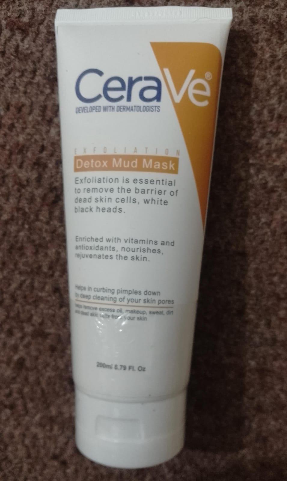 CeraVe Detox Mud Mask 200ml Exfoliator for All Skin Types